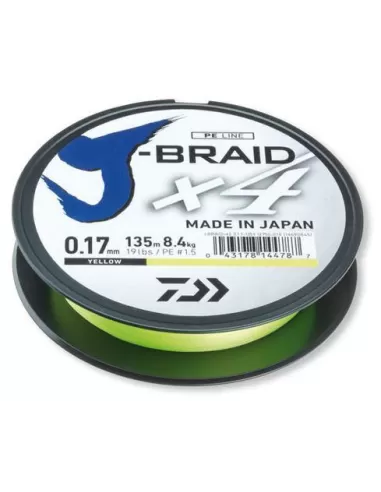 Daiwa Braid J Braid 135 X 4 mt