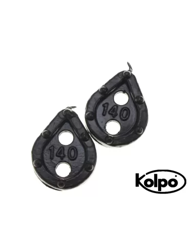 Lead Fishing Sinkers With Swivel Top Rtd Kolpo 2pz