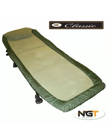 NGT Sunbed Microfiber Adjustable Fishing