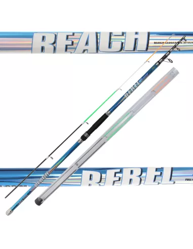 Canna Pesca Carbonio Beach Rebel Doppia Vetta