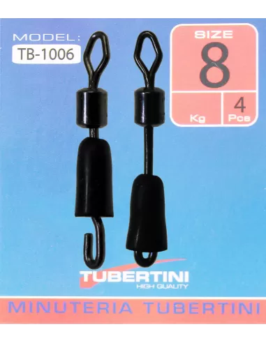 Tubertini Small Fishing Swivels Rapid Attack