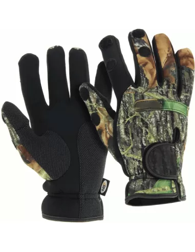 Ngt Fishing Glove Camo Super Grip