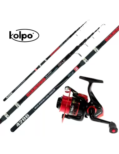 Surf fishing rod Diamond 420 + 6000 fishing reel + fishing