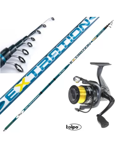 Kit Pesca Trota Lago Canna Mulinello Filo Da Pesca-Pescaloccasione