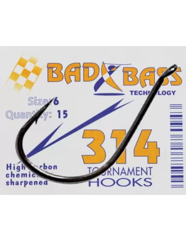 314 Bad Bass Tournament fishing hooks Bad Bass