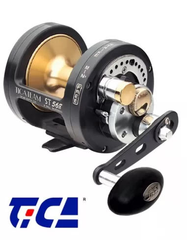 Trolling fishing reel Tica Team ST Black