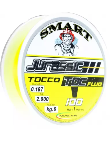 Filo da Pesca Smart Jurassic Tocco Fluo 100mt-Pescaloccasione