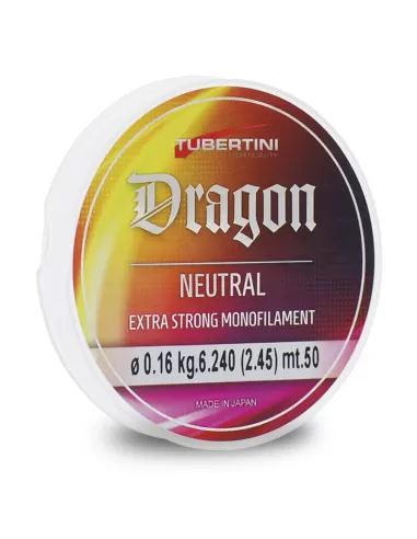 Filo da Pesca Tubertini Dragon Neutral 50 Mt