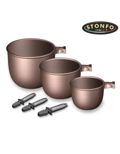 Kit Coppette Pasturazione Stonfo 3pz-Pescaloccasione