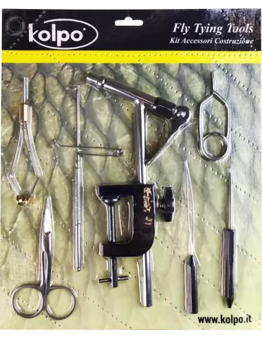 Kit Accessori Costruzione Kolpo Pesca Mosca-Pescaloccasione