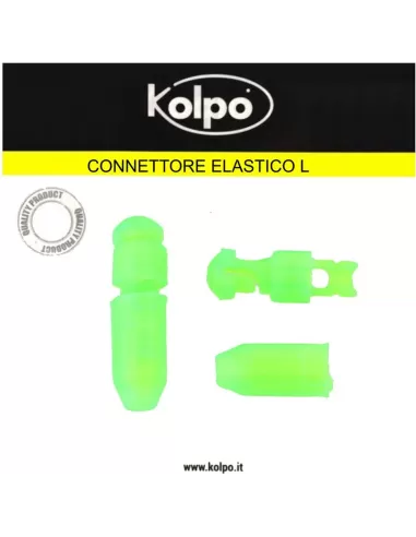 Connettore per Elastico L Kolpo 2 pz