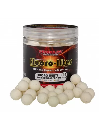 Fluorolite Pop Up Starbaits White