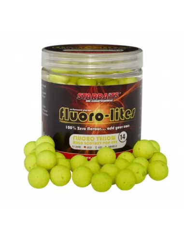 Fluorolite Pop Up Starbaits Yellow - fishing tackle