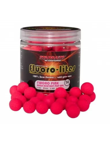 Fluorolite Pop Up Starbaits Pink - fishing tackle