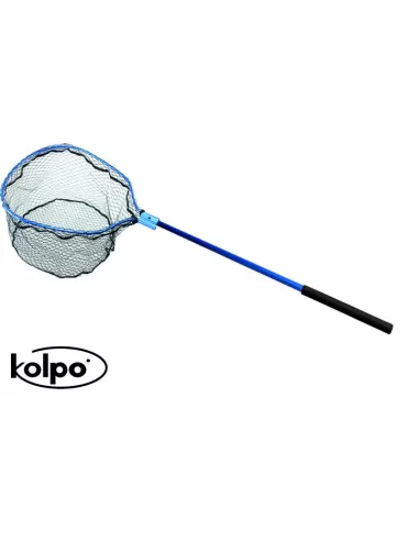 Fishing landing net Top Evo Large rubber mesh Kolpo