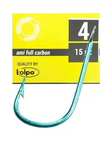 Blue barbed fishing hooks 1023 Kolpo