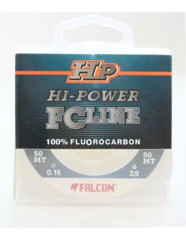 Falcon Fluorocarbon HP Hi-power FcLine 50mt - fishing tackle