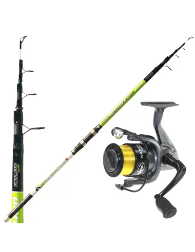 Kit Surfasting Telescopic Barrel Reel and Kolpo Wire