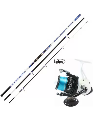 Colmic Surf Rod + reel King 80-200gr Kolpo Majest 4.20 Sea