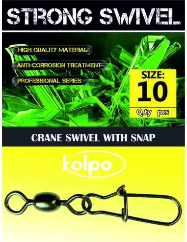 Fishing Hook swivels Kolpo Crane Swivel 5 PCs