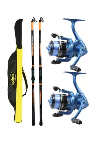 Fishing Kit Two Reeds Surfing Two Reels Kolpo Bring Reeds