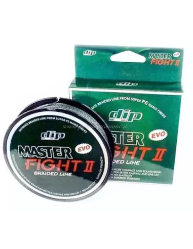 Dip fishing Braid Braided Master Fight II 270 mt Olive Green