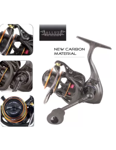 Allux spinning reel Carbon Bearing Area 10