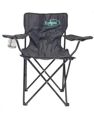 Director Chair Black with armrests Fishing Kolpo