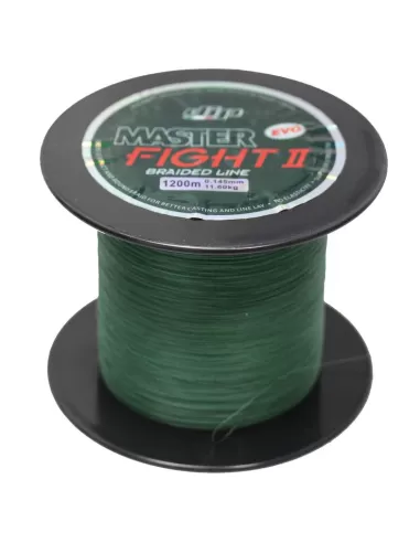 Dip fishing Braid Braided Master Fight II 1200 mt Olive Green