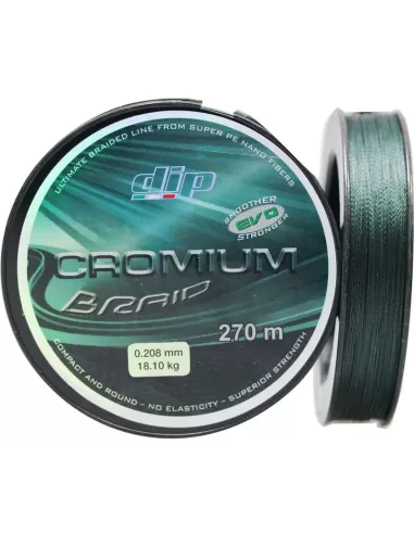 Thread Braid Cromium fishing Dip 270 Metres