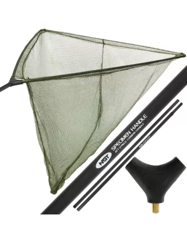 Carbon Carp landing net two sections Ngt