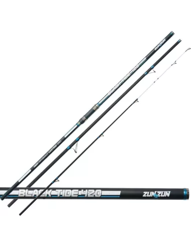 Canna da pesca Surfcating 100-200 grammi 3 Pezzi Black Tide 420-Pescaloccasione