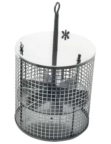 Stainless cage feeder Hackneyed Sardines