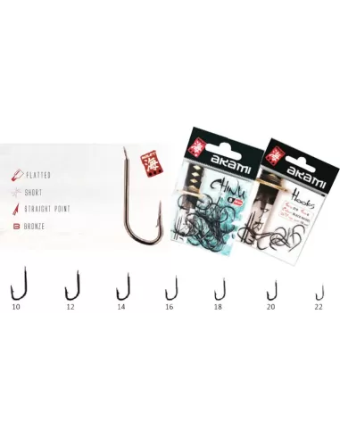 Akami fish hook 521 Pack 20 ami