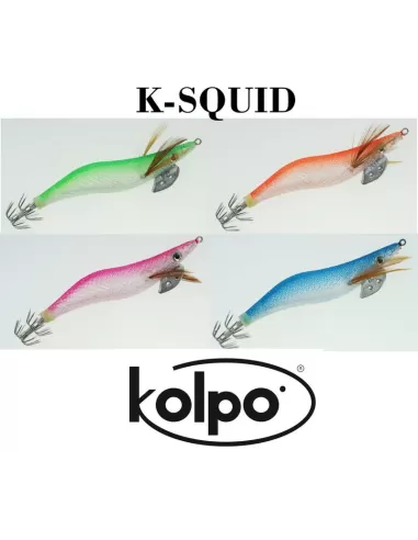 K-flare effect silk Kolpo squid squid jigs - fishing tackle