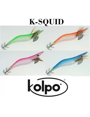 kit 4 Totanare in Seta Effetto Riflesso K-squid Kolpo