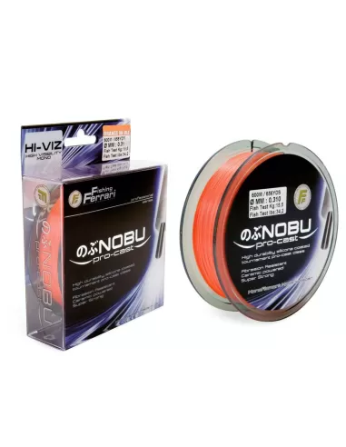 Fishing Pro fishing line Cast Orange Ferrari Nobu 300 mt