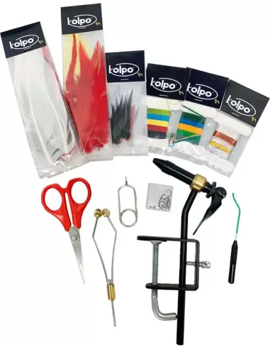 Accessories for fly fishing fly tying 22 pieces