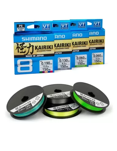 Shimano Braid 150 sx 8 Color Green Mantis Leaders Kairiki