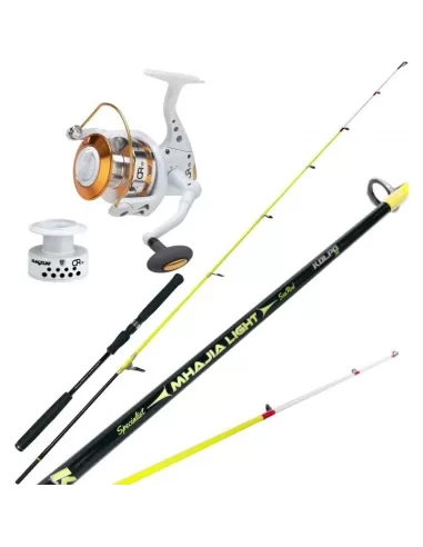 Kit Fishing Jig Barrel Carbon Reel Qr 6500