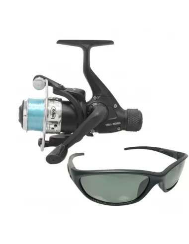 Fishing reel Yell Rd and polarized glasses