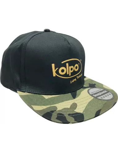 Kolpo Cap Gold Camo hat Black