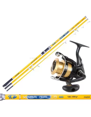 Combo Daiwa Surfcasting Reed and Sweepfire Reel