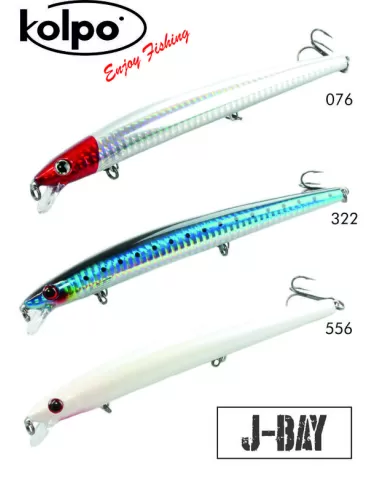 Kolpo Kit 3 Artificial Long Jerk J-Bay Floating 175 mm 24g