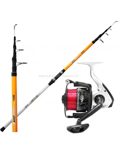 Kit Kolpo Surfcasting Fishing Rod 170g Reel 5000