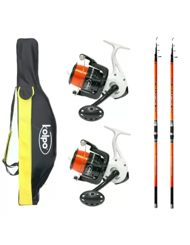 Combo Kolpo 2 Fishing Rods 2 Kig Sea Liners