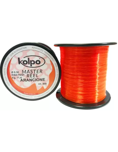 Kolpo Filo da Pesca Master Reel 1900 mt  Arancione-Pescaloccasione