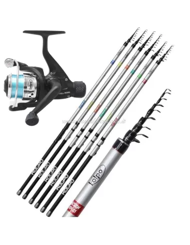 kolpo Combo Fishing Trout Lake Canna Carbon with Reel 