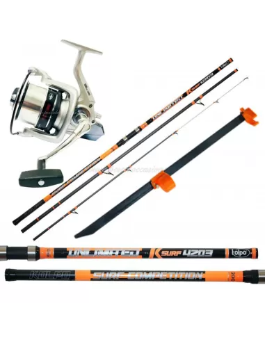 Kolpo Combo Surf Top Quality Canna Reel and Puntale