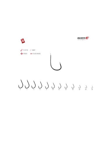 Akami I love fishing 931 Pack 20 hooks